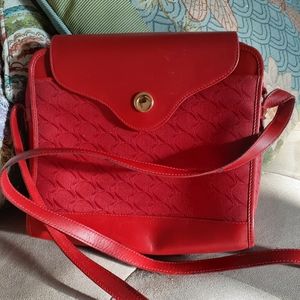 Lovely red leather movado bag